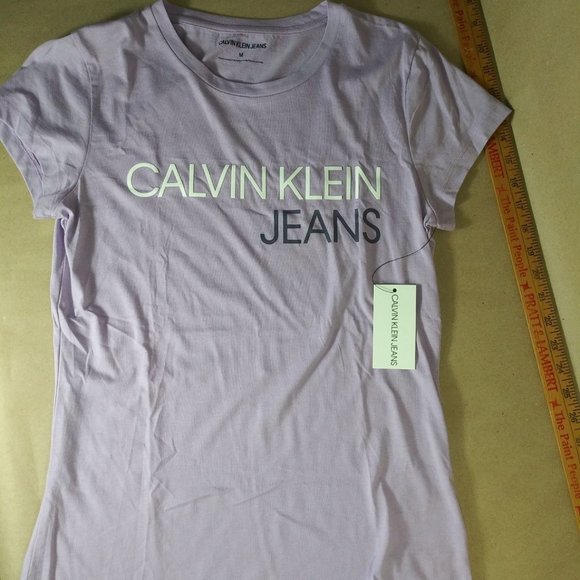 Calvin Klein Tops - Calvin Klein Jeans T Shirt Purple Women's Size M  NWT    301